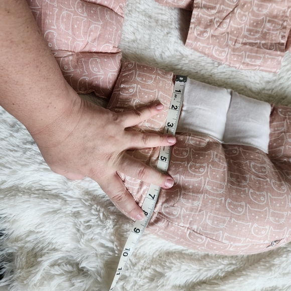 Pregnancy pillow adjustable pink cat print wedge - Picture 7 of 8